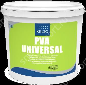 Строительный клей на основе ПВА дисперсии KIILTO PVA UNIVERSAL, 0,5 л