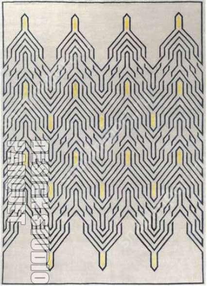 Гималайские ковры Jacaranda Carpets стандартного дизайна от Thomas Griem JC1339 Crysler gold (3 м*2