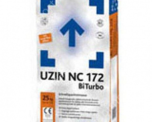 Быстрая высокопрочная шпаклевочная масса Uzin NC 172 BI-Turbo, 25кг