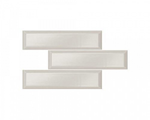 Настенная плитка Atlas Concorde Brick Silver Bevel Глянeц